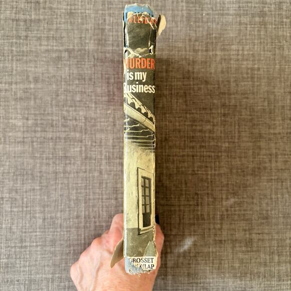 Murder Is My Business Brett Halliday 1946 Vintage Hardcover 2nd Edition READ - Picture 2 of 14